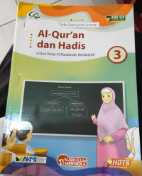 Image of Al- Qur'an Hadis Kelas 3